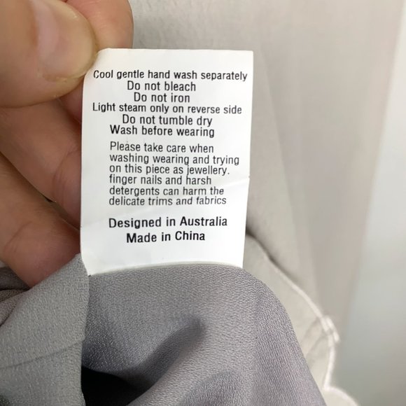 ELLIATT x‎ REVOLVE Elation Greige Taupe Sleeveless Halter Dress Sz S - Picture 10 of 10